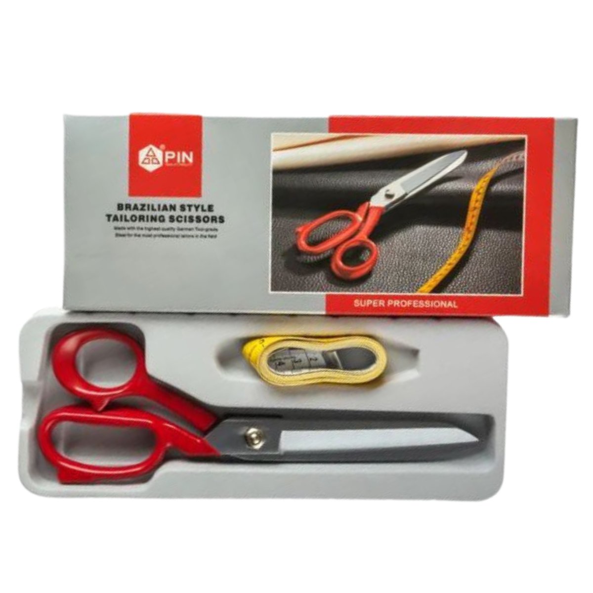 Pin-7250 Titanyum Kaplamalı Profesyonel Terzi Makası – 10″ (25 cm) | Dayanıklı Paslanmaz Çelik