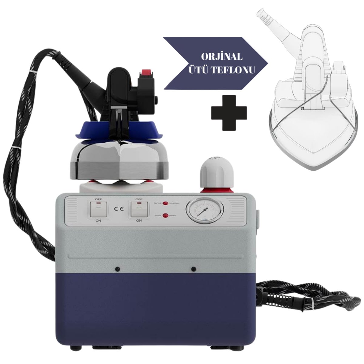 SilterSilter SPR MN 2002 Süper Mini 2 LT Buhar Kazanlı Ütü - Orijinal Alüminyum Ütü TeflonluSPR/MN 2002-SY PC 200Silter SPR/MN 2002 Süper Mini – 2 LT Buhar Kazanlı Ütü ve Orijinal Alüminyum Teflon Ütü