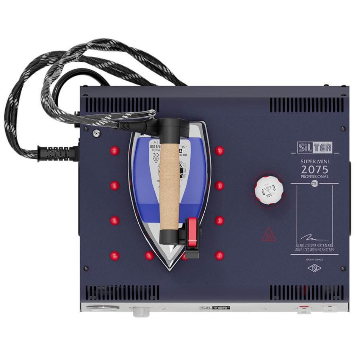 SilterSilter SPR/MN 2075 Profesyonel Buhar Kazanlı Ütü 7,5 LT - Super MiniSPR/MN 2075Silter SPR/MN 2005 E Super Mini – 5 LT Profesyonel Buharlı Kazanlı Ütü (3,5 bar)