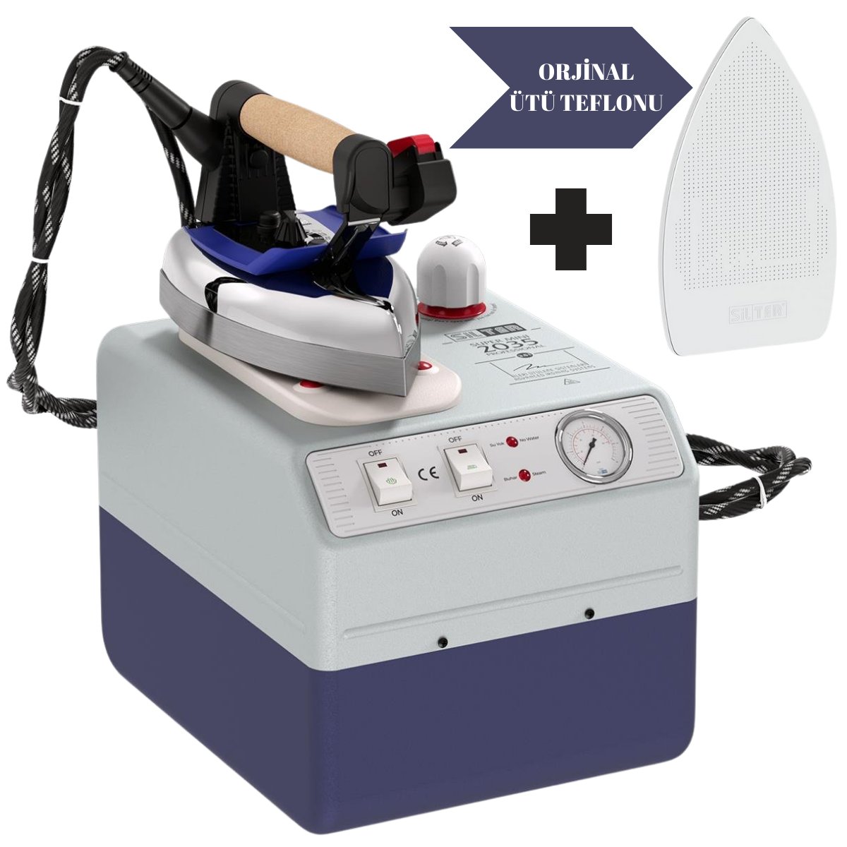 SilterSilter SPR MN 2035 Süper Mini 3,5 LT Buhar Kazanlı Ütü - Orijinal Alüminyum Ütü TeflonluSPR/MN 2035-SY PC 200Silter SPR/MN 2035 Süper Mini Kazanlı Ütü | Silter Süper Mini 3.5 L Kazanlı Ütü