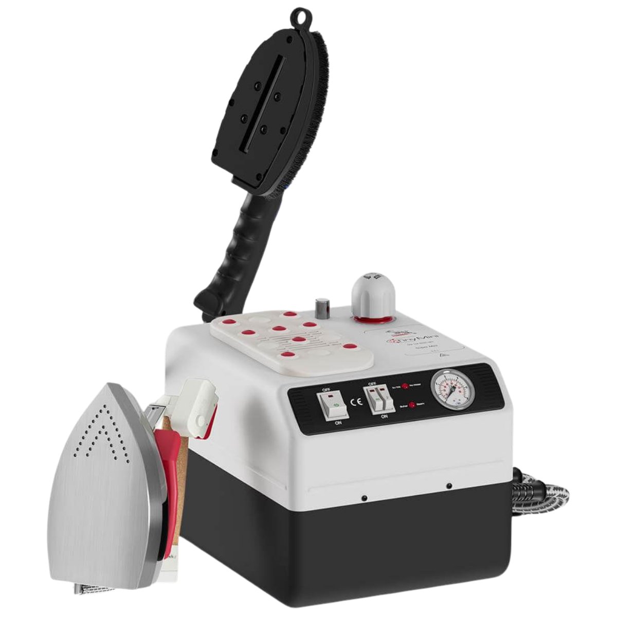 GazellaGazzella SM/TM 2035 MN Süper Mini – 3,5 LT Kazanlı Buharlı Ütü ve FırçaSM TM 2035 MNSilter SPR/MN 2110 C Super Mini – 10 LT Profesyonel Buharlı Kazanlı Çift Ütü