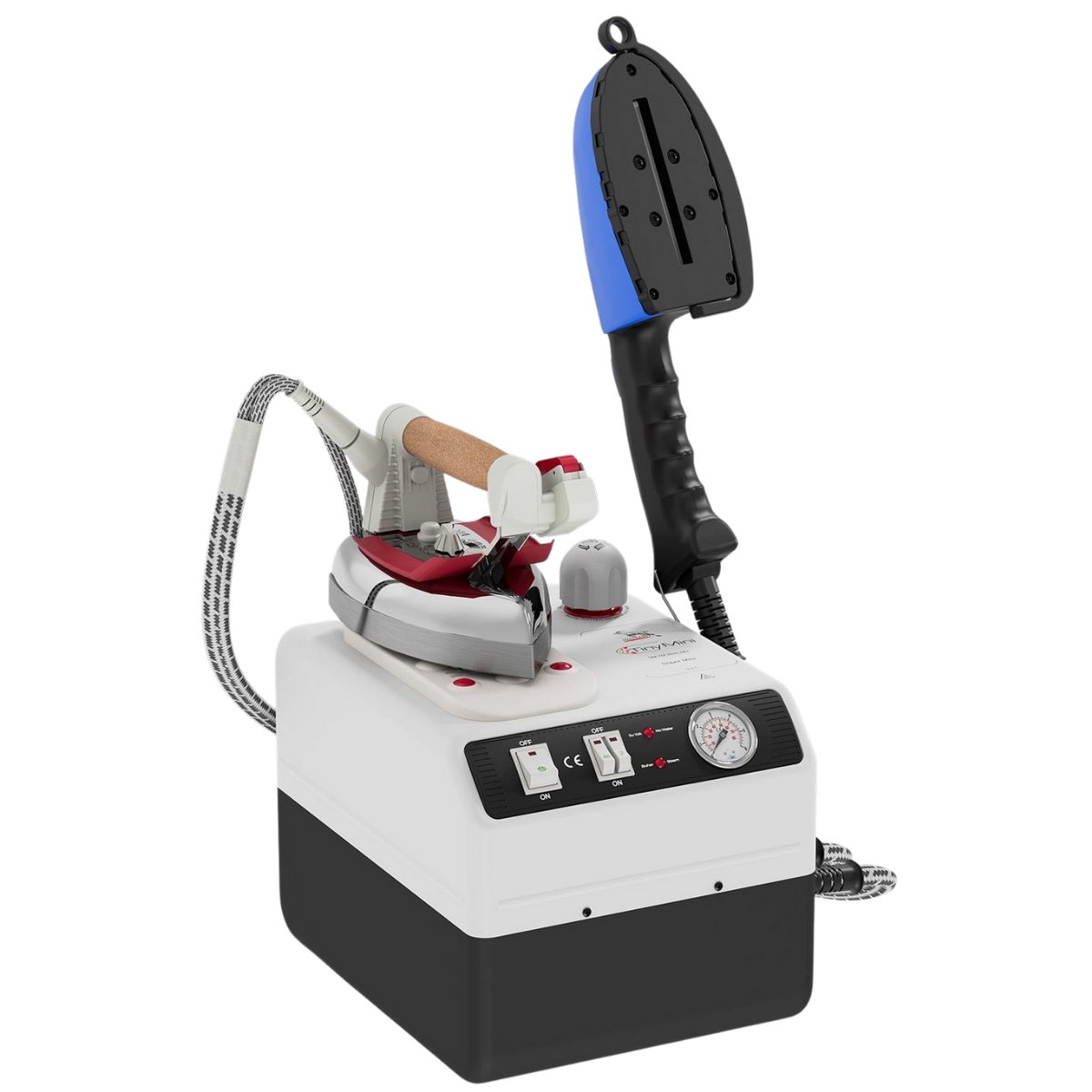 GazellaGazzella SM/TM 2035 MN Süper Mini – 3,5 LT Kazanlı Buharlı Ütü ve FırçaSM TM 2035 MNSilter SPR/MN 2110 C Super Mini – 10 LT Profesyonel Buharlı Kazanlı Çift Ütü
