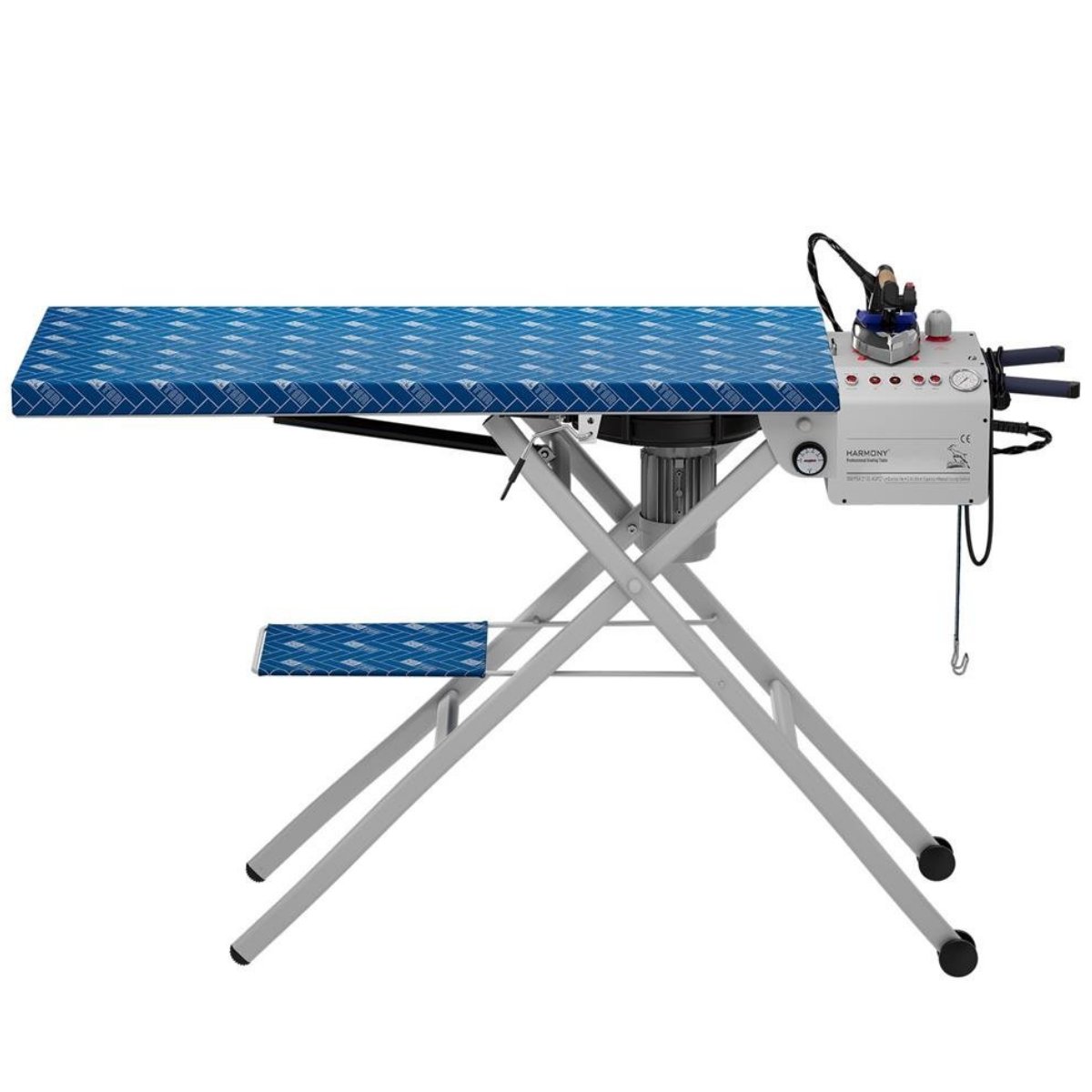 SilterSM/PSA 2135 AGPDHarmony SM/PSA 2135 AGPD Katlanabilir Kazanlı ve Potent Fanlı Ütü Masası – 3,5 Lt Geniş Tip, Amortisörlü Profesyonel Model | Sökülebilir Kazanlı Model