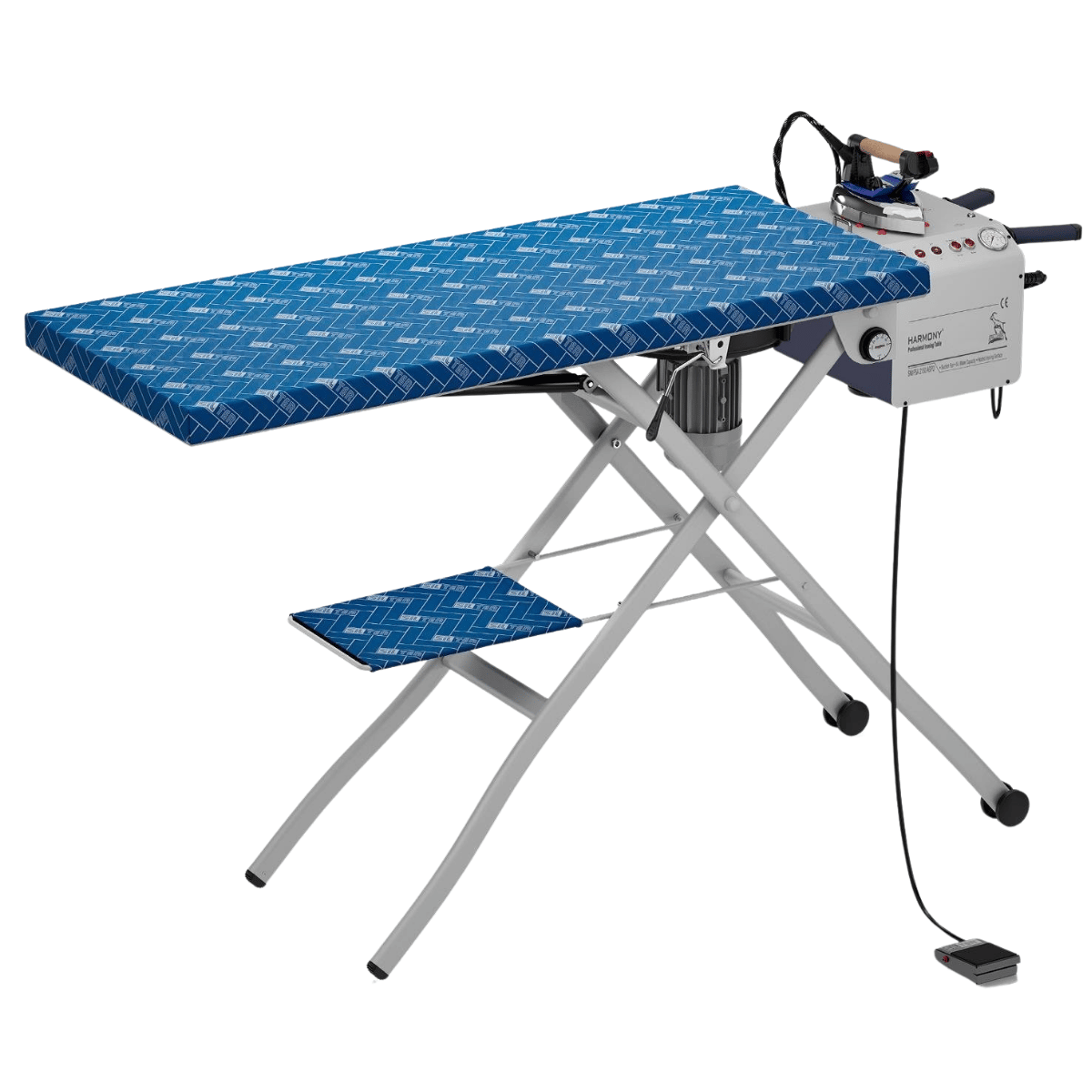 SilterSM/PSA 2150 AGPDHarmony SM/PSA 2150 AGPD Katlanabilir Kazanlı ve Potent Fanlı Ütü Masası – 5 Lt Geniş Tip, Amortisörlü Profesyonel Model | Sökülebilir Kazanlı Model
