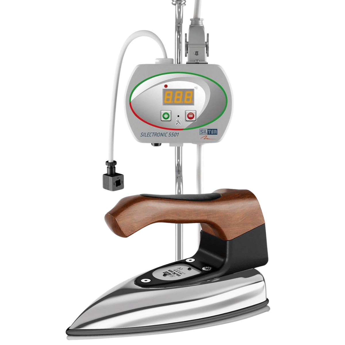 SilterSK/A 06 DSAİB SK/A 06 D Elektronik Kuru Ütü – Dijital, Ahşap Saplı, 1320 gr