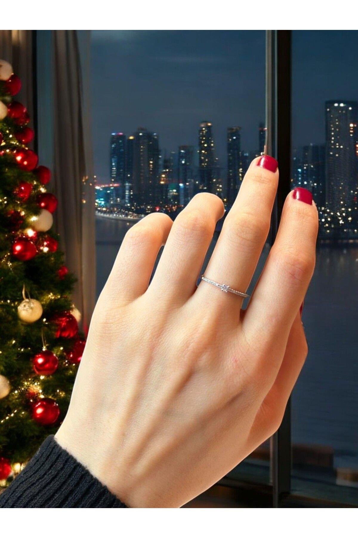 Tektaş Silver Minimal Yüzük
