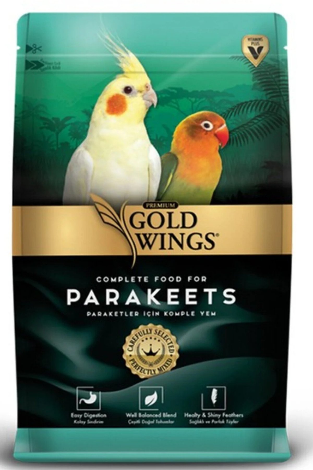 Premium Paraket Sultan Cennet Papağanı Yemi 1kg