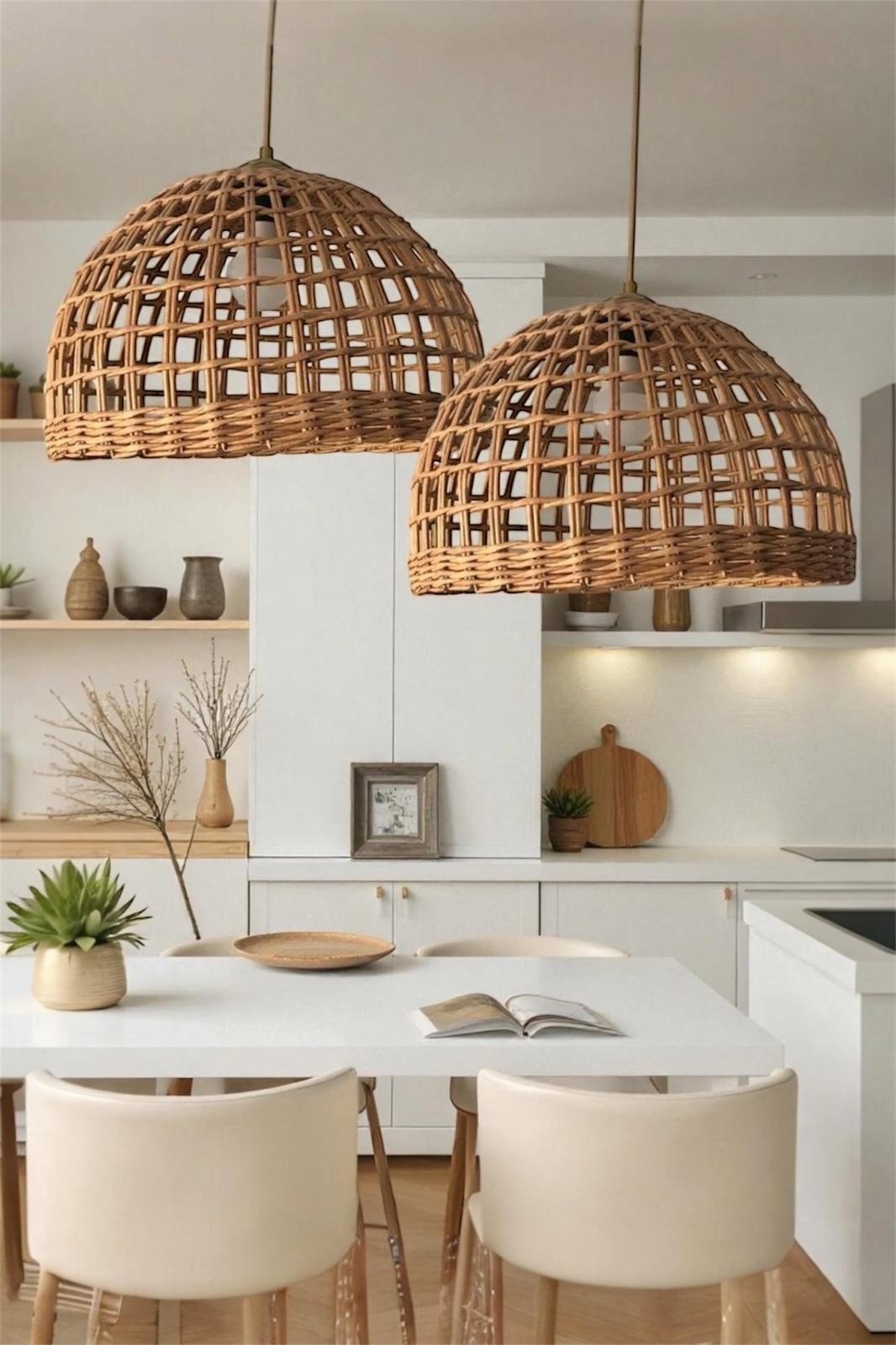 Kağıttüp Bohem Avize İskandinav Sarkıt Kafes Avize   