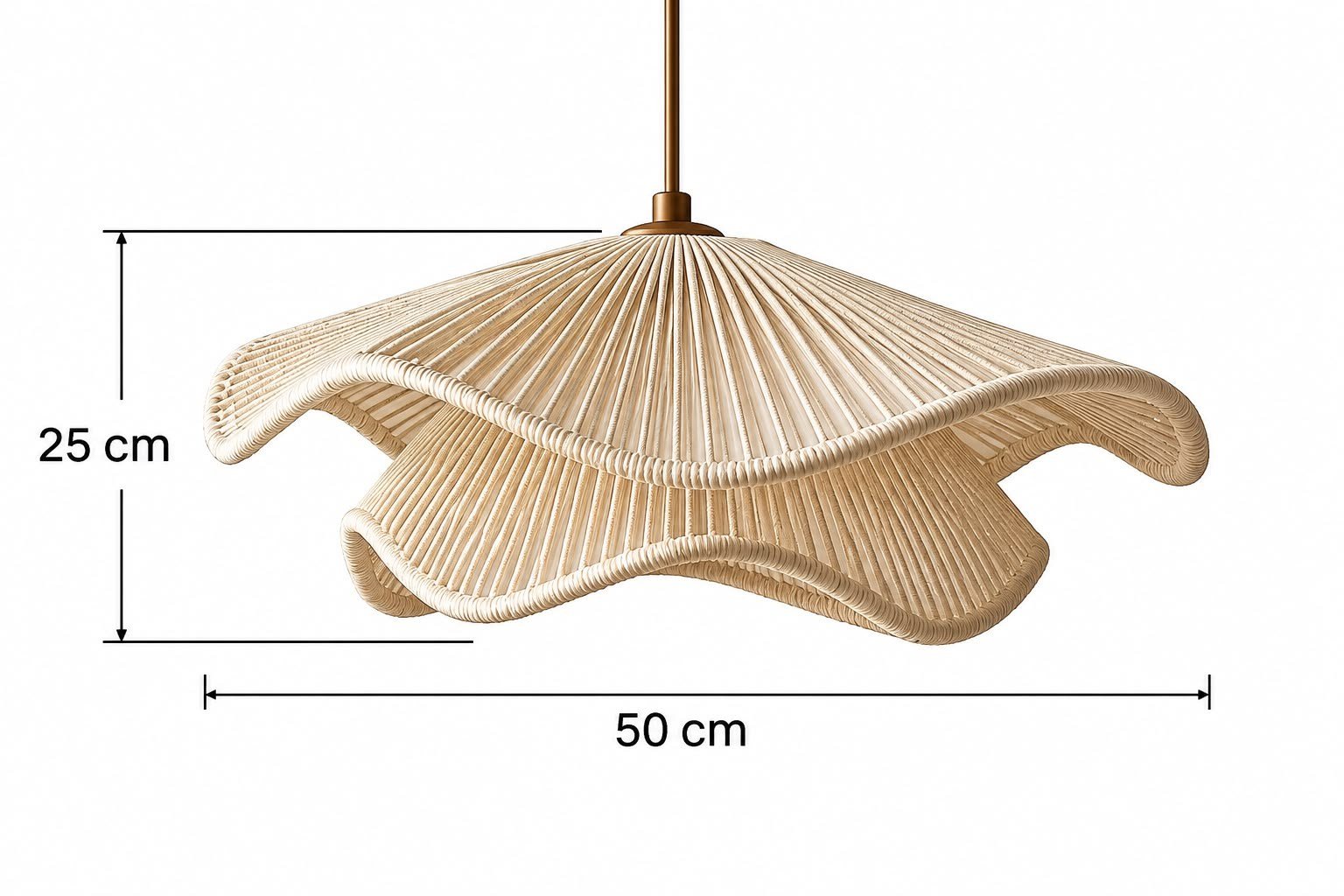Makromeavi̇ze Makrome İpli̇k Ve Metal İskelet 50*25