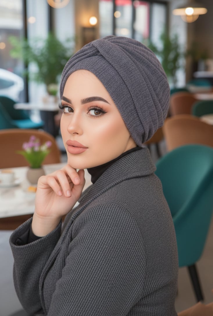 Antrasit Krınkıl Burgu Detaylı Bone