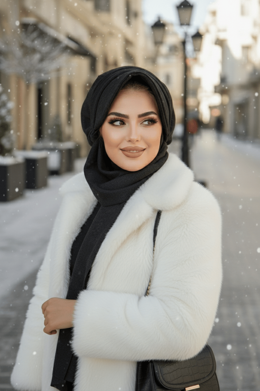 Antrasit  Tesettür Şapka