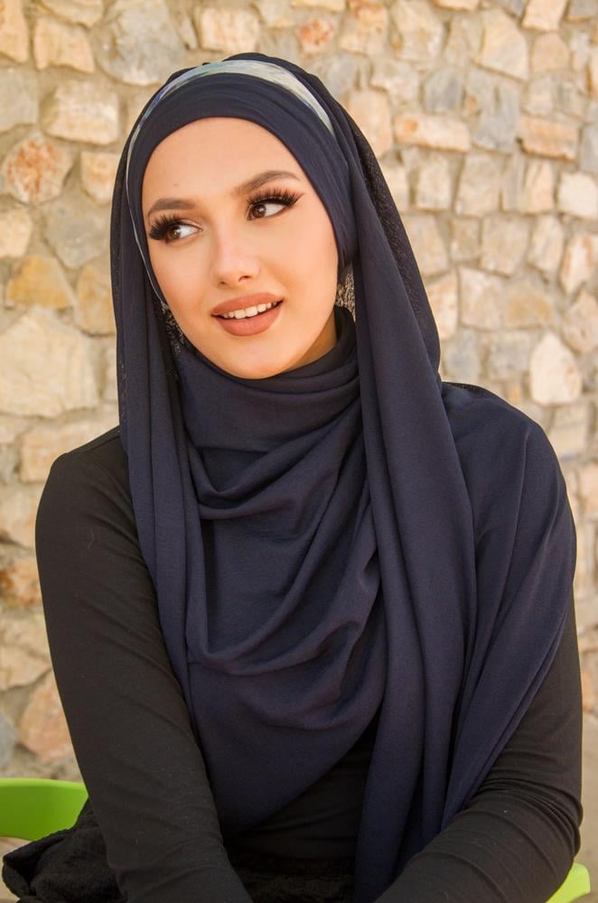 Bahar Yeşili Çiçek Desenli Hazır Şifon Şal