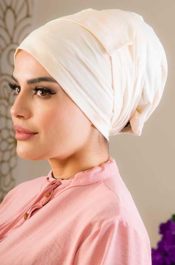 Beyaz Bej Batik Battal Boy Kaymaz Bone - 40500