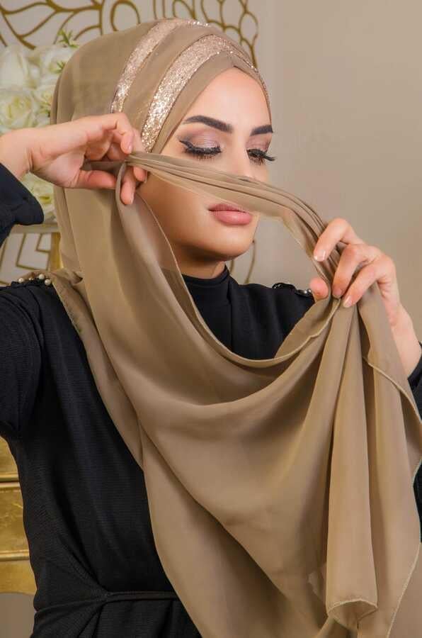 Devetüyü Dore Çapraz Bant Abiye Double Şal