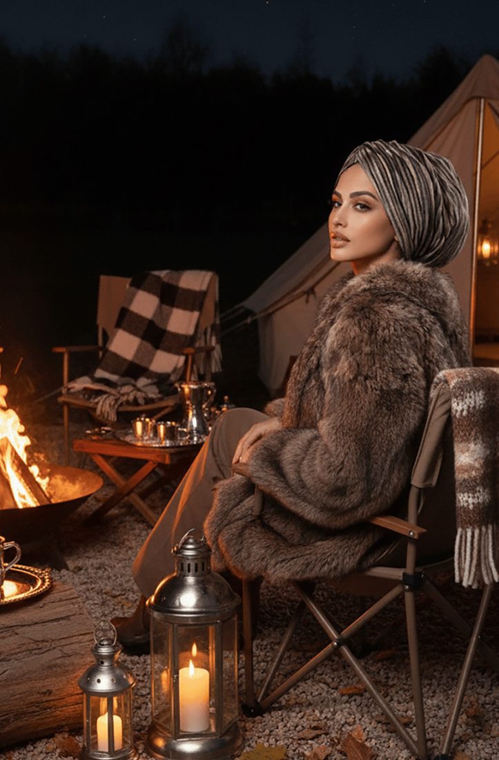 Füme Bej Kadife Büzgülü Salaş Bone