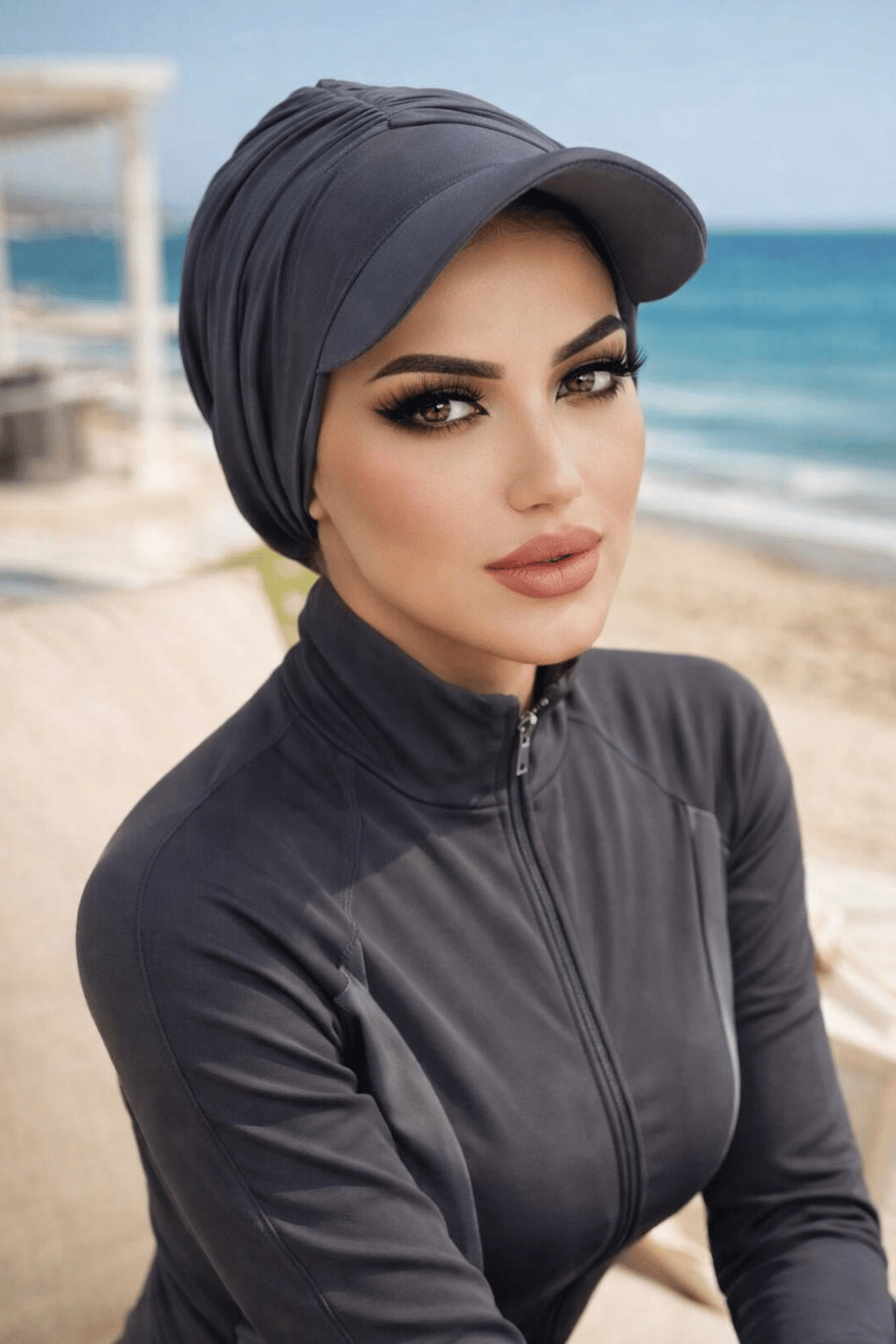 Füme Havuz & Deniz Şapkası / Mayo Üstüne Kullanılabilir