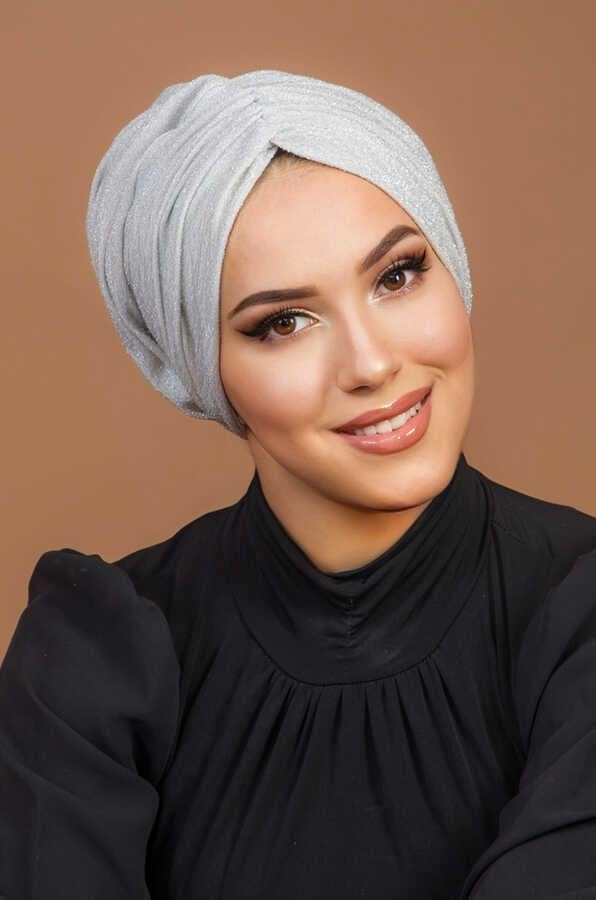 Gümüş Büzgü Model Dolgulu Bone