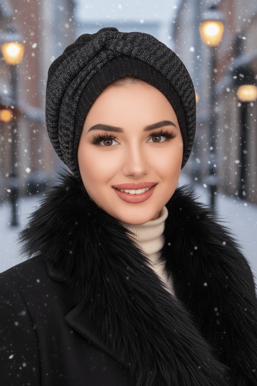 Gümüş Piliseli Burgu Detaylı Bone