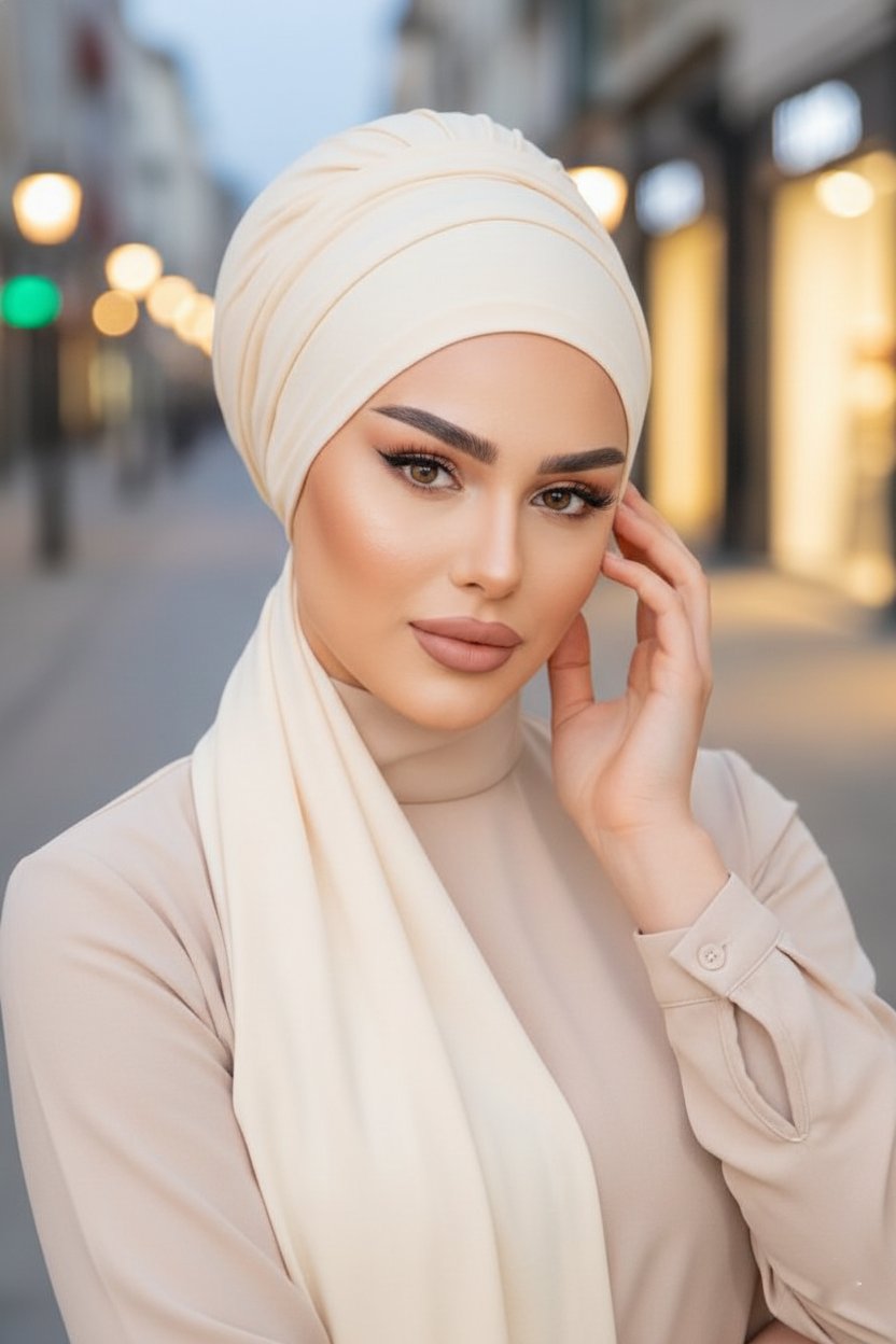 İndigo  Etnik Desenli Atkılı Bone