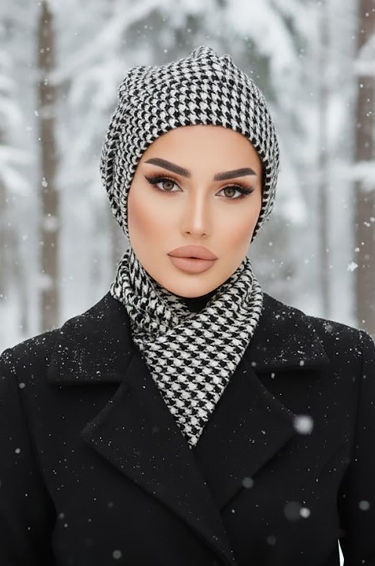 Kazayağı Tesettür Bere ve Etol Takım