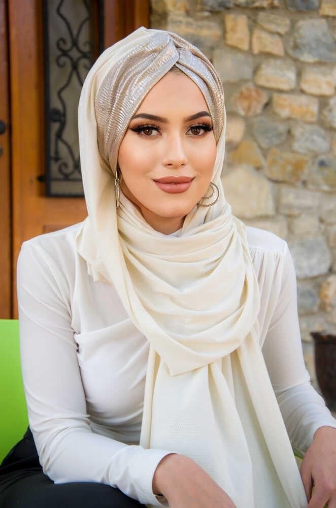 Kemik Dore Varaklı Burgu Hazır Şal