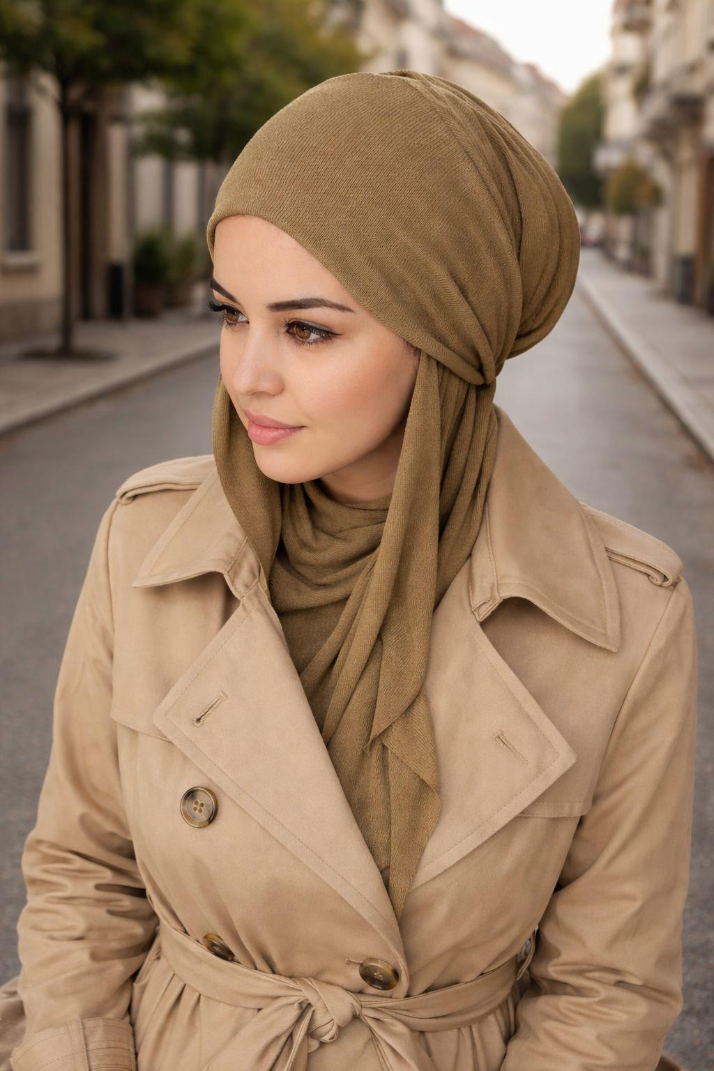 Kemik Triko Kelebek Bone Şal