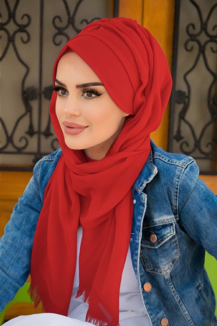 Kırmızı Şapkalı Şal