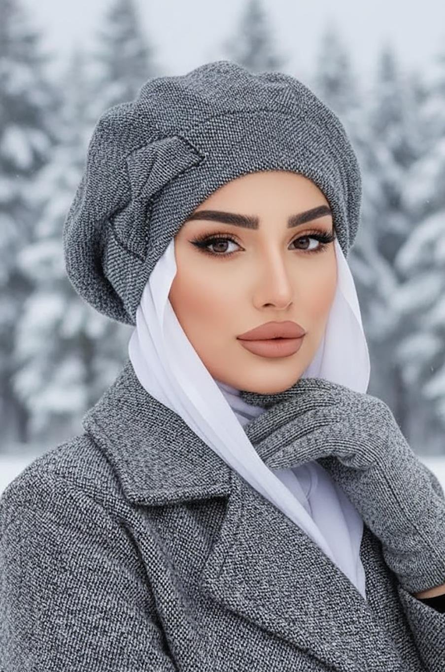 Kot Mavi ATKISIZ Tesettür Bere