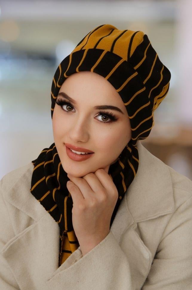 Krem Hazır Tesettür Bere