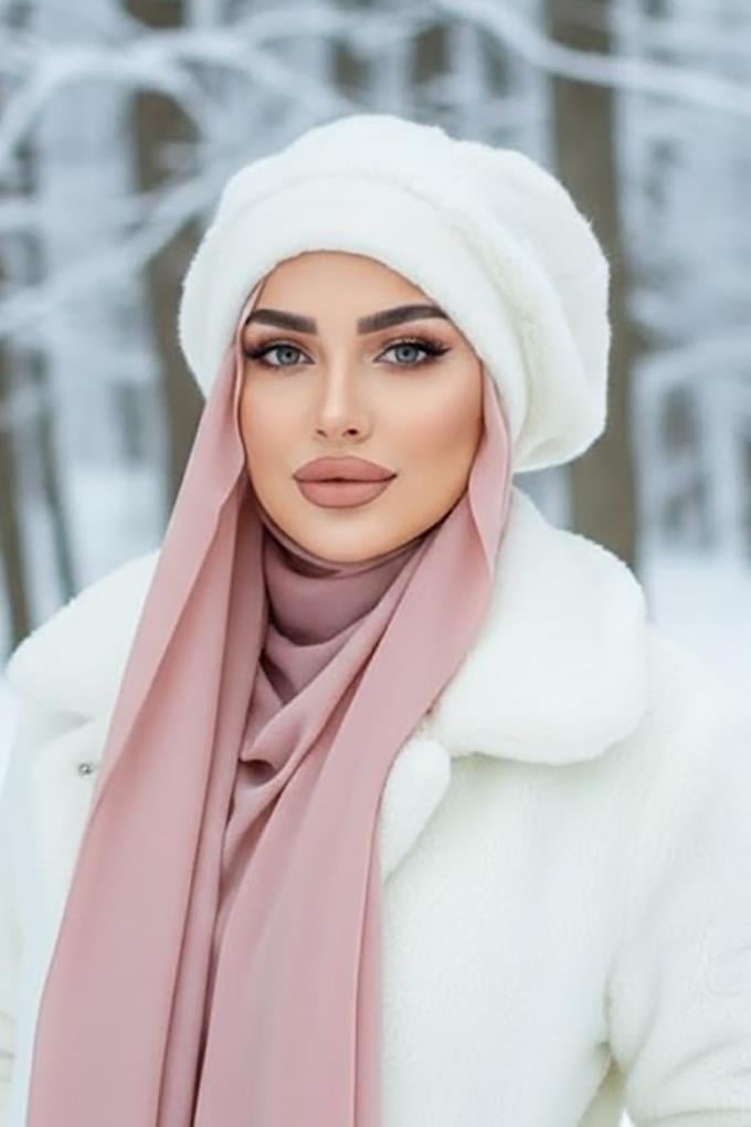 Krem Kürk ATKISIZ Tesettür Bere