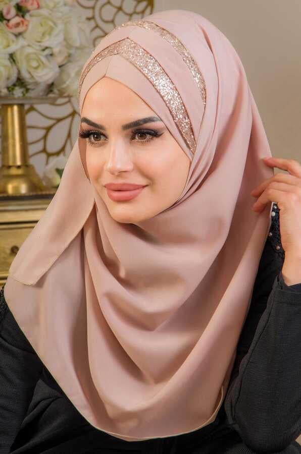 Kumbeji Dore Çapraz Bant Abiye Double Şal