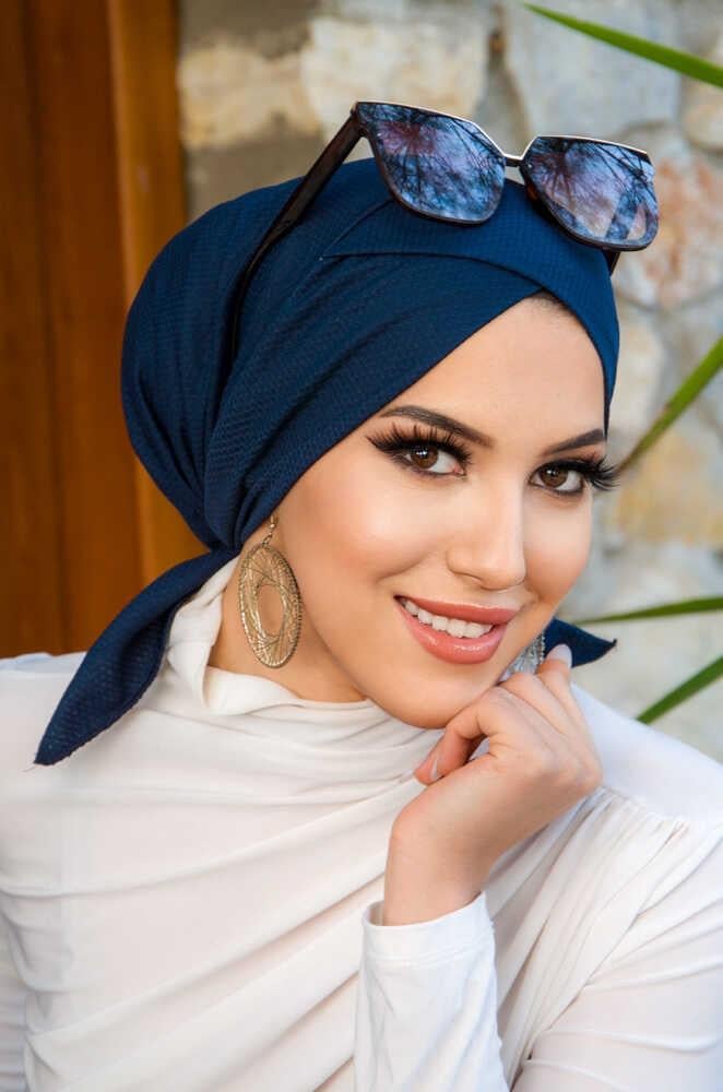 Lacivert Çapraz Bone