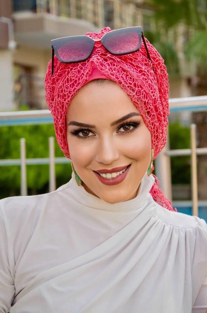 Mercan File Dantel Tokalı Bone