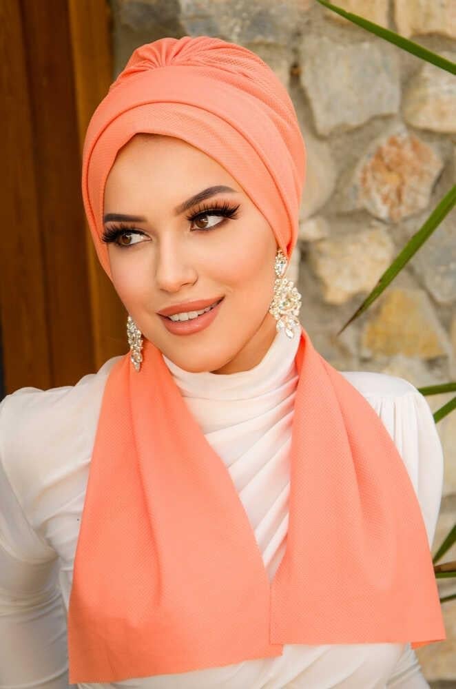 Neon Turuncu Atkılı Bone