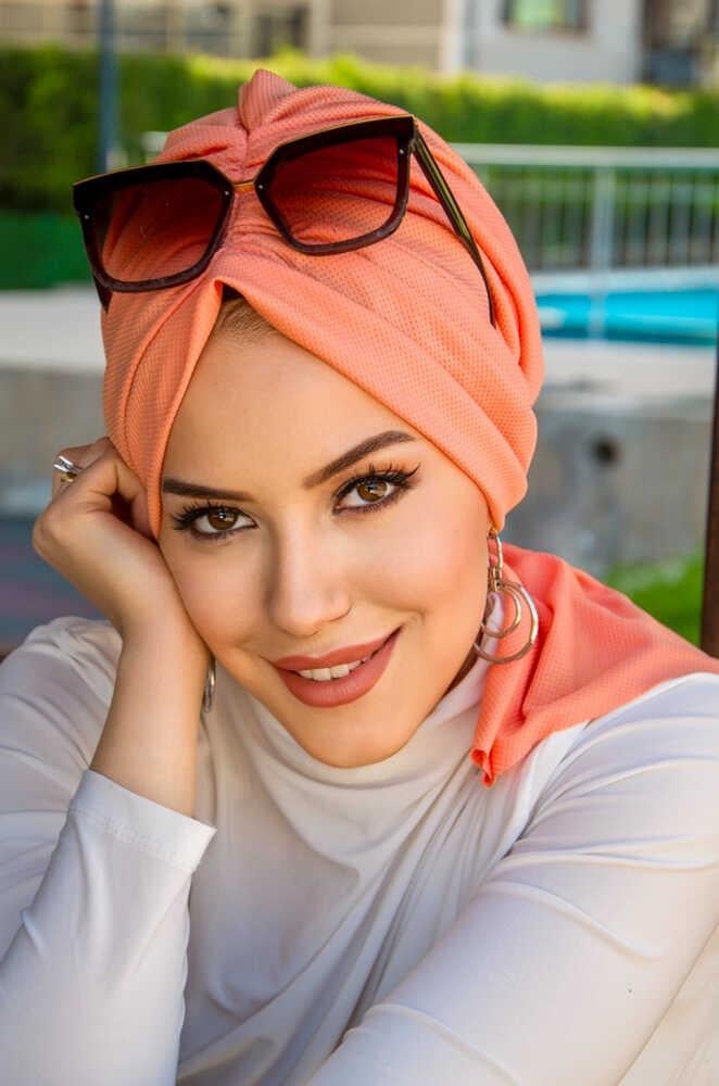 Neon Turuncu Tokalı Bone