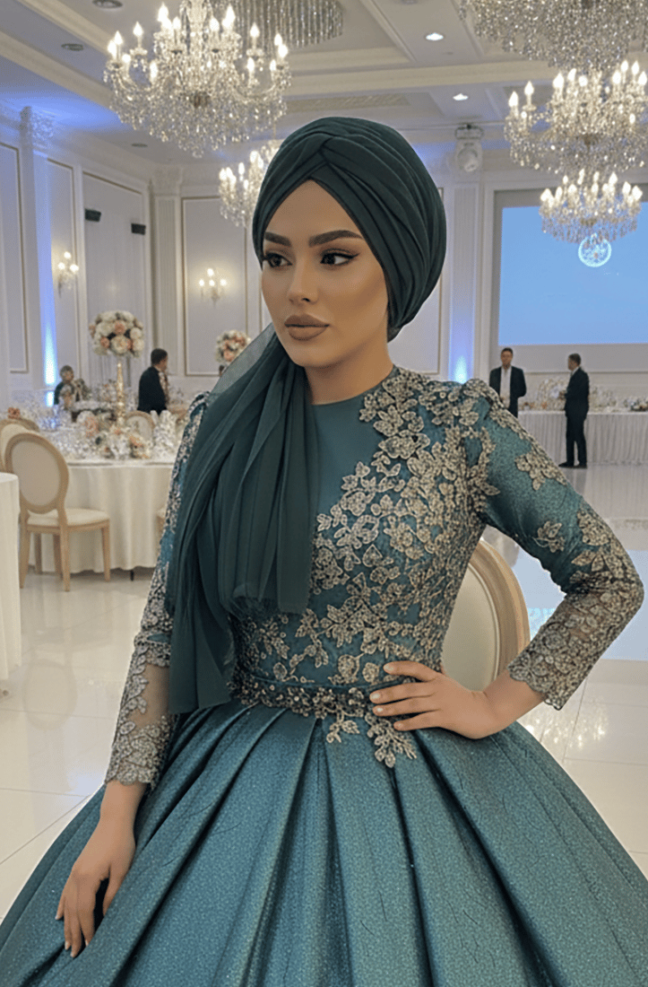 Petrol Mavi Tokalı Bone