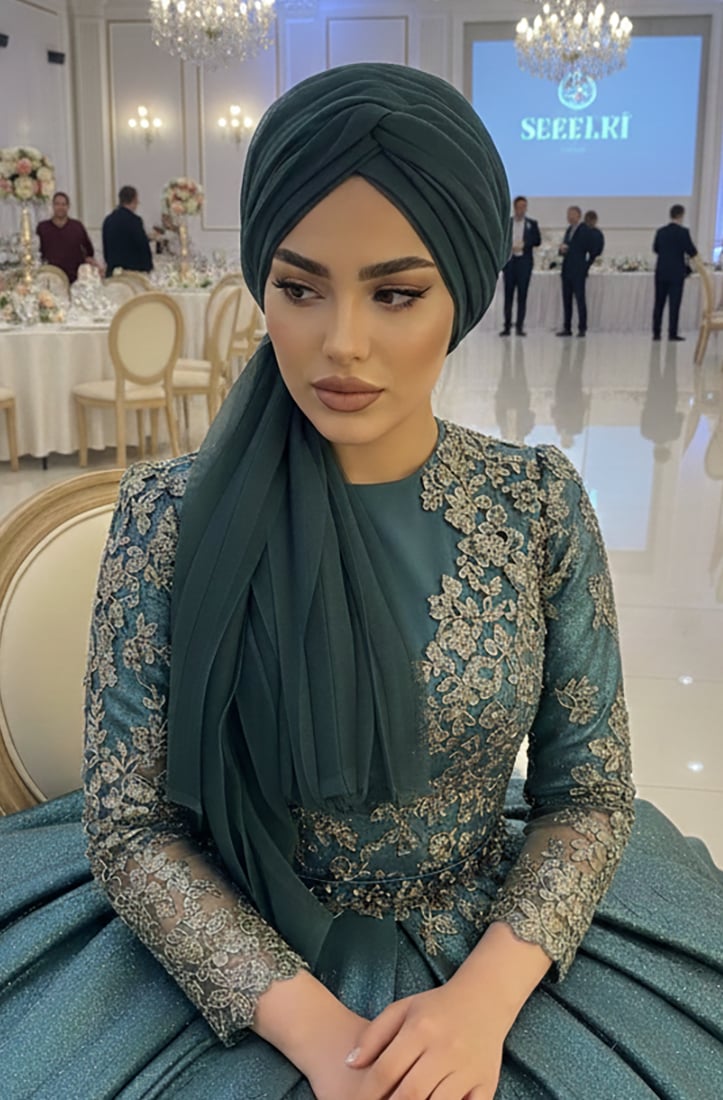 Petrol Mavi Tokalı Bone