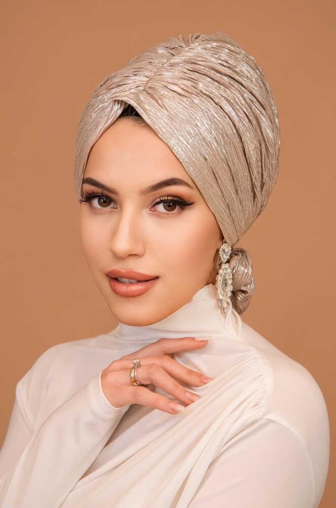 Rose Gold Piliseli Abiye Tokalı Bone