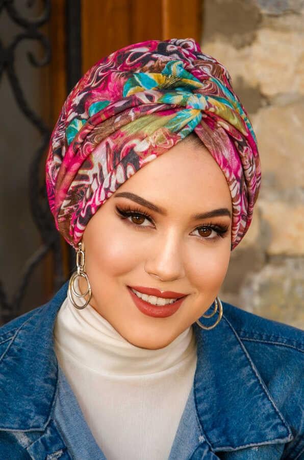 Şarabi Desenli Burgu Bone