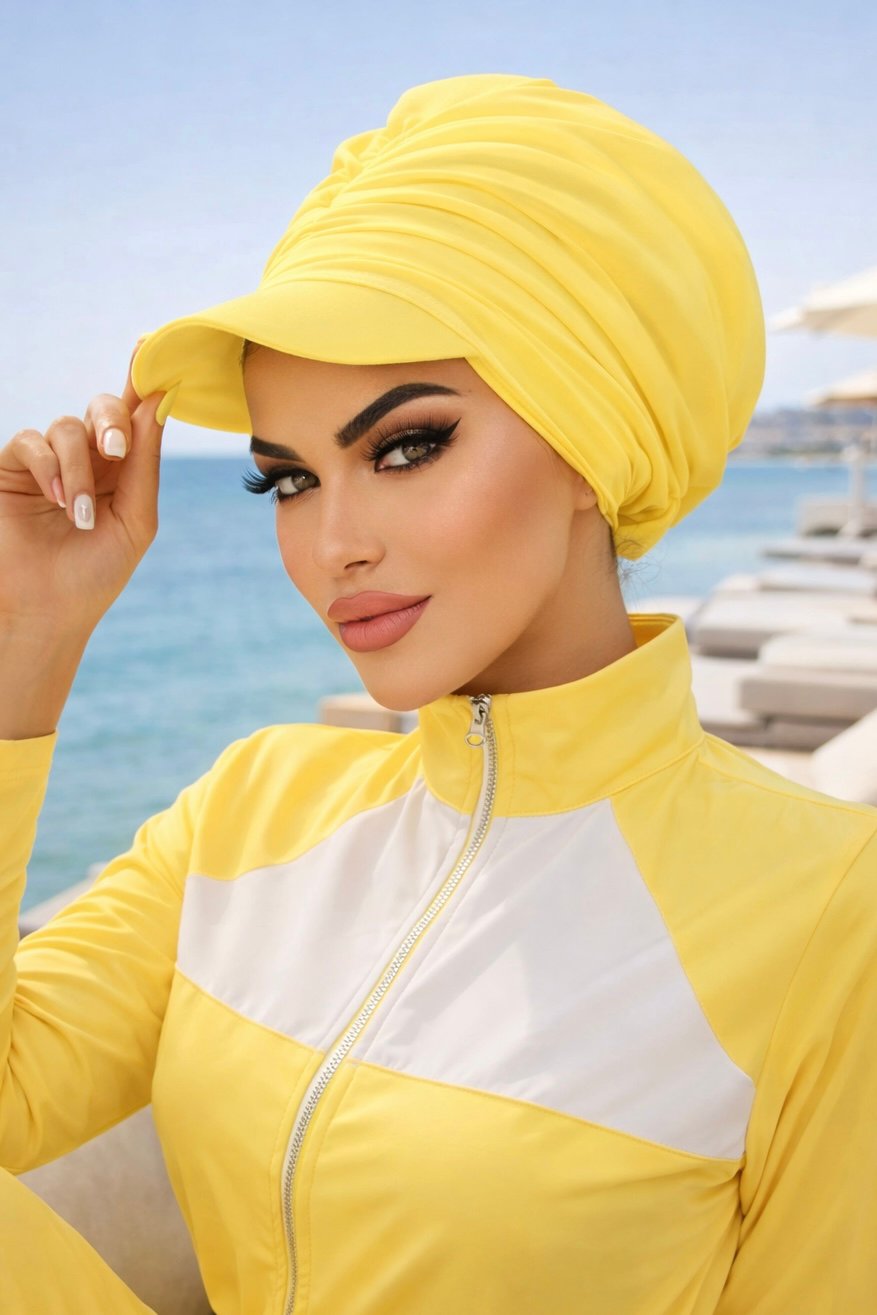 Sarı Havuz & Deniz Şapkası / Mayo Üstüne Kullanılabilir