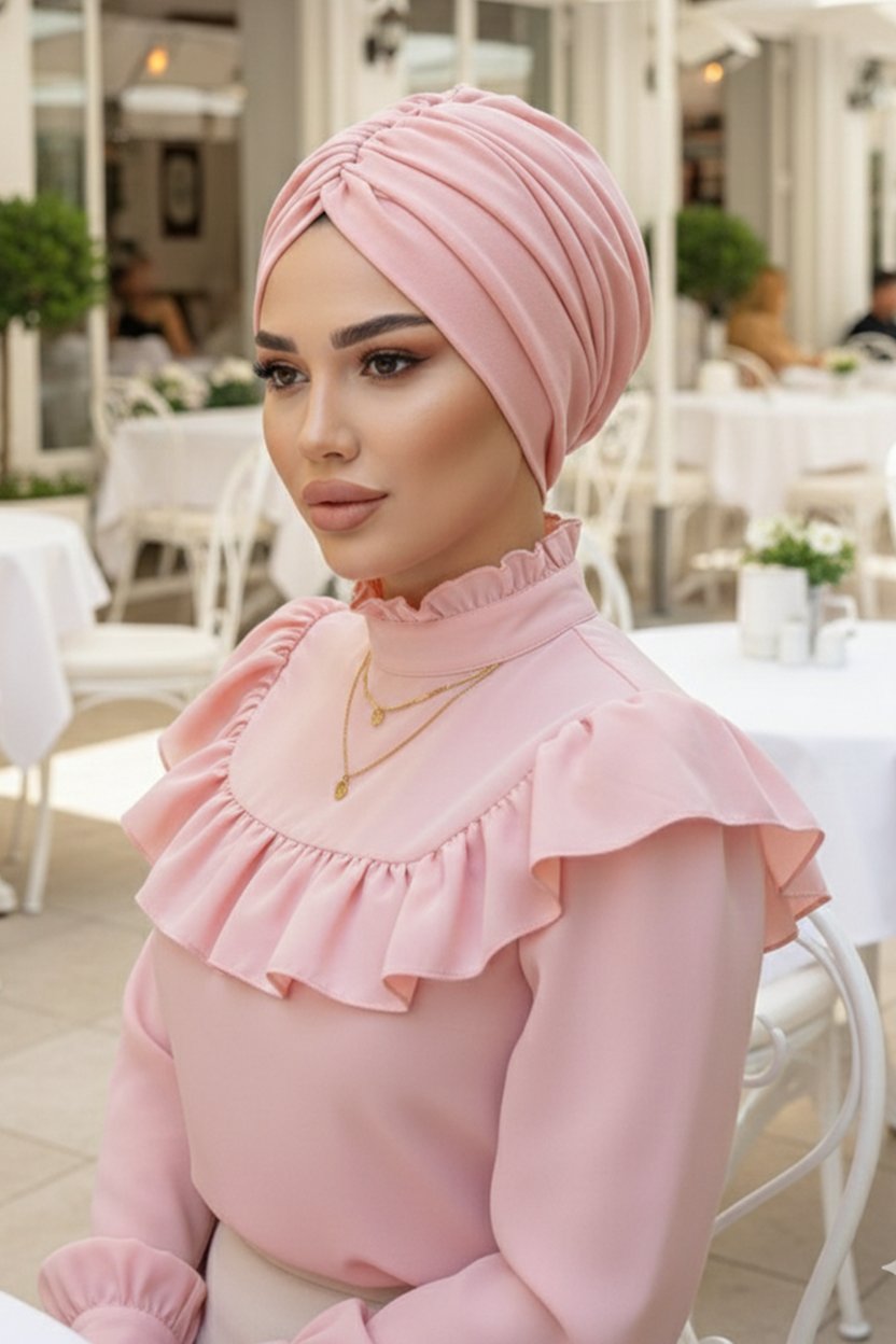 Somon Abiye Hazır Türban Bone - 60300