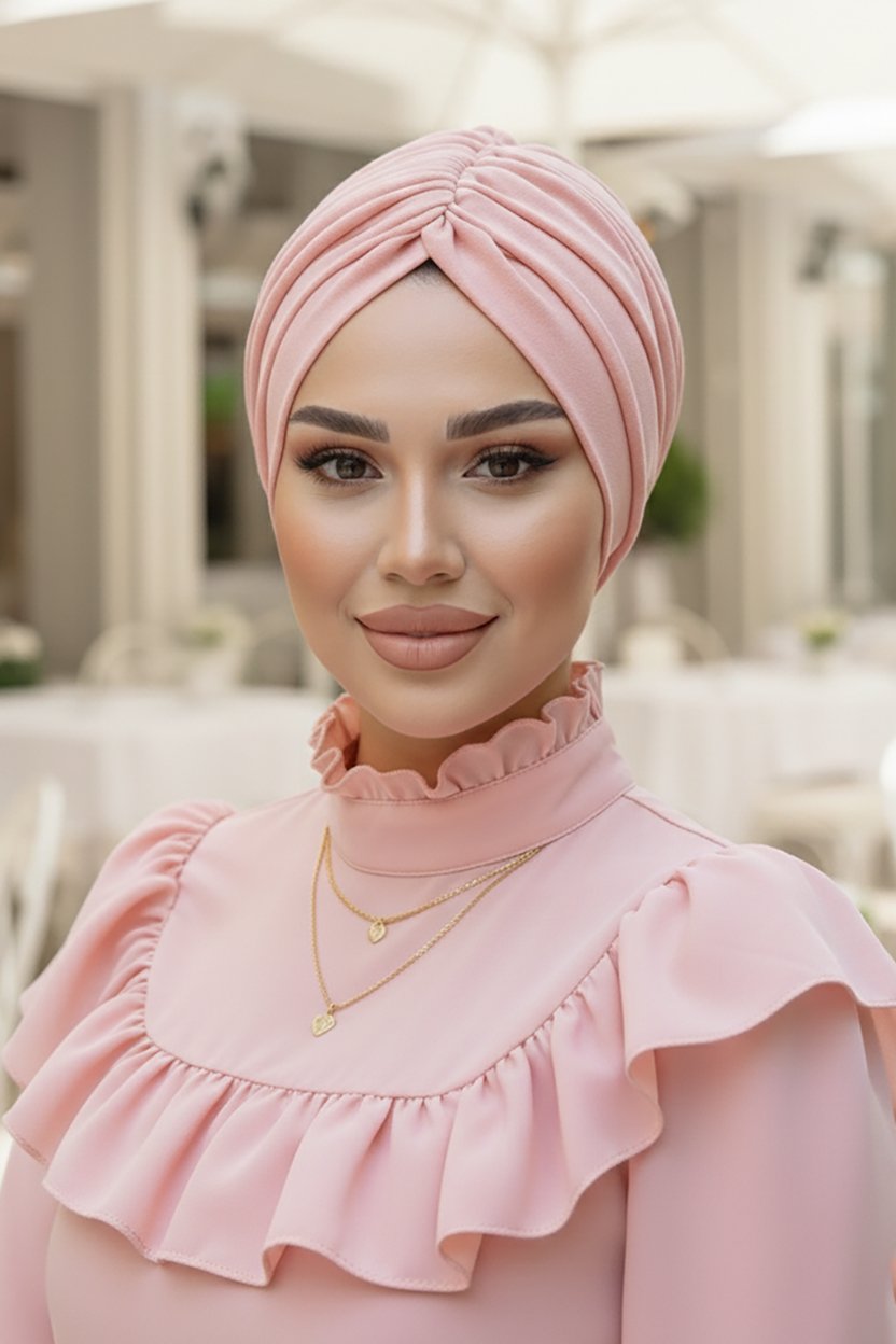 Somon Abiye Hazır Türban Bone - 60300