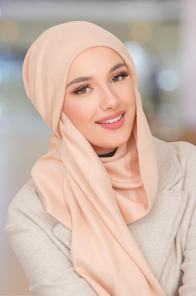 Somon Nude Serisi Kelebek Bone Şal