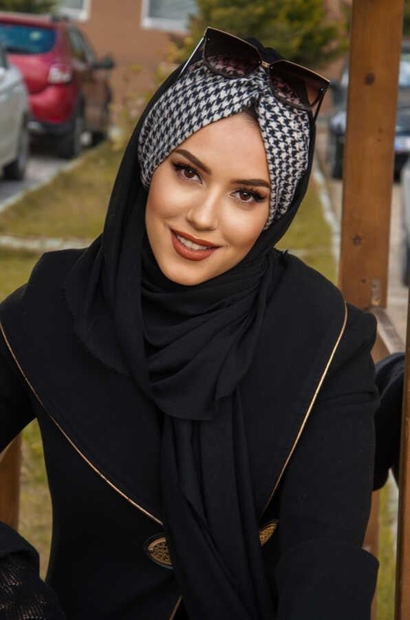 Syah Kazayağı Kışlık Hazır Şal