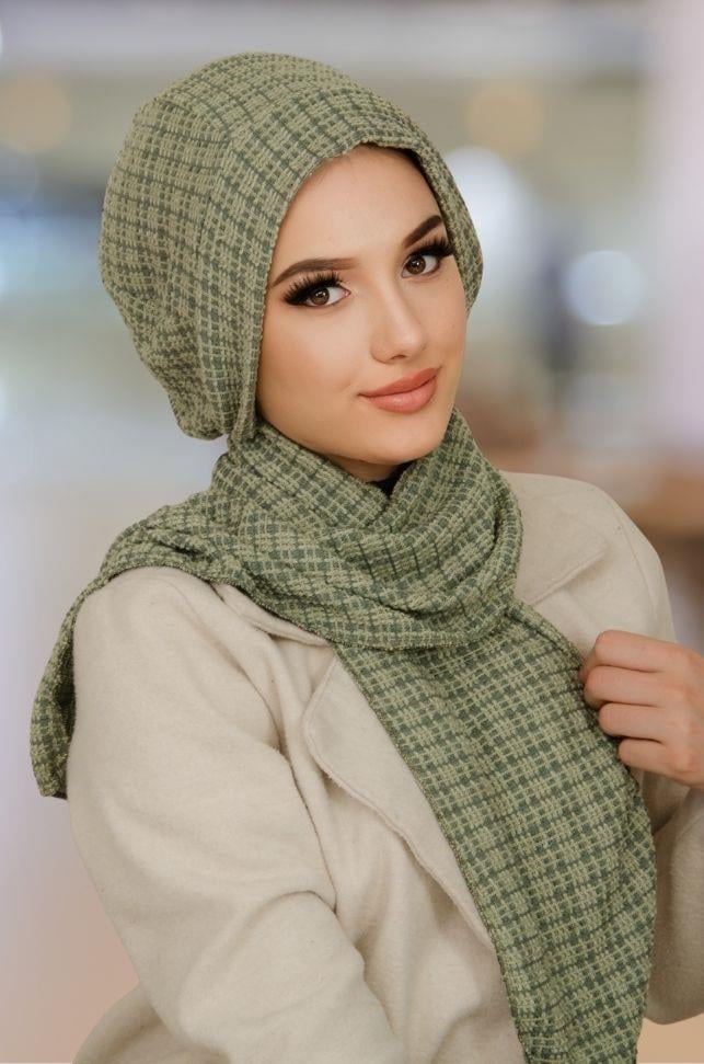 Taba Batik Burgu Hazır Şal