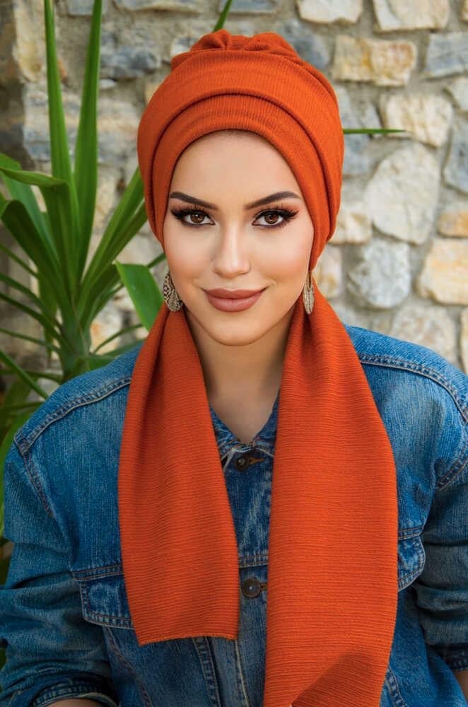 Taba Krınkıl Atkılı Tesettür Bone