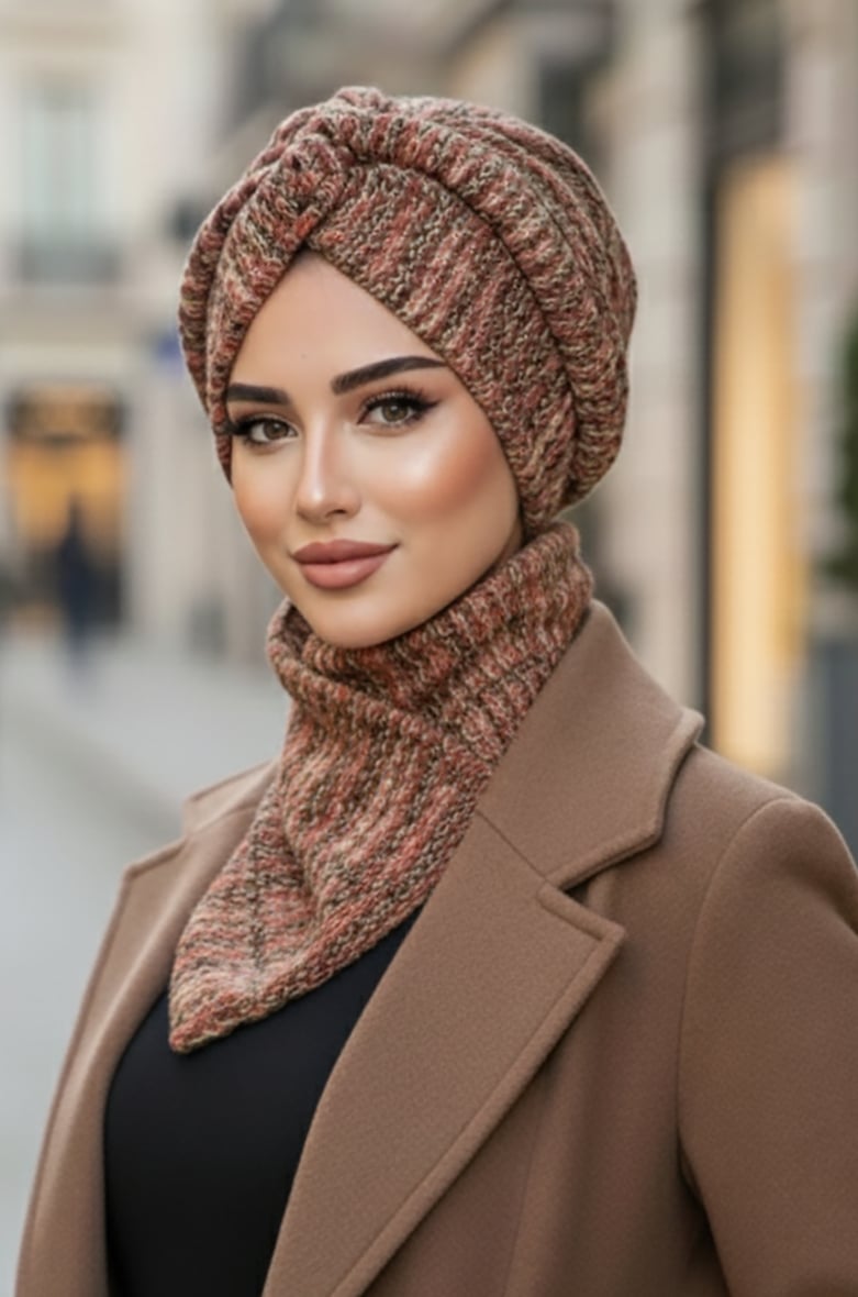 Taba Triko Kışlık Burgu Bone Ve Etol Takım