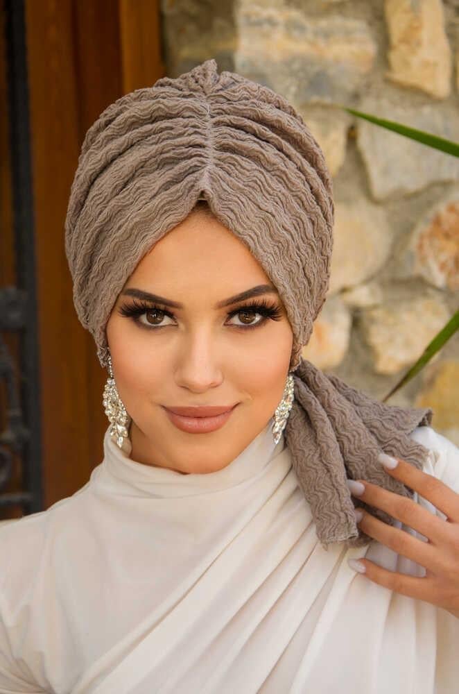 Taş Rengi Tokalı Bone