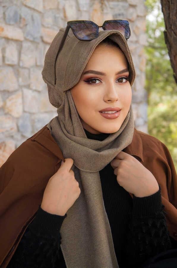 Vizon Kaşe Tesettür Şapka