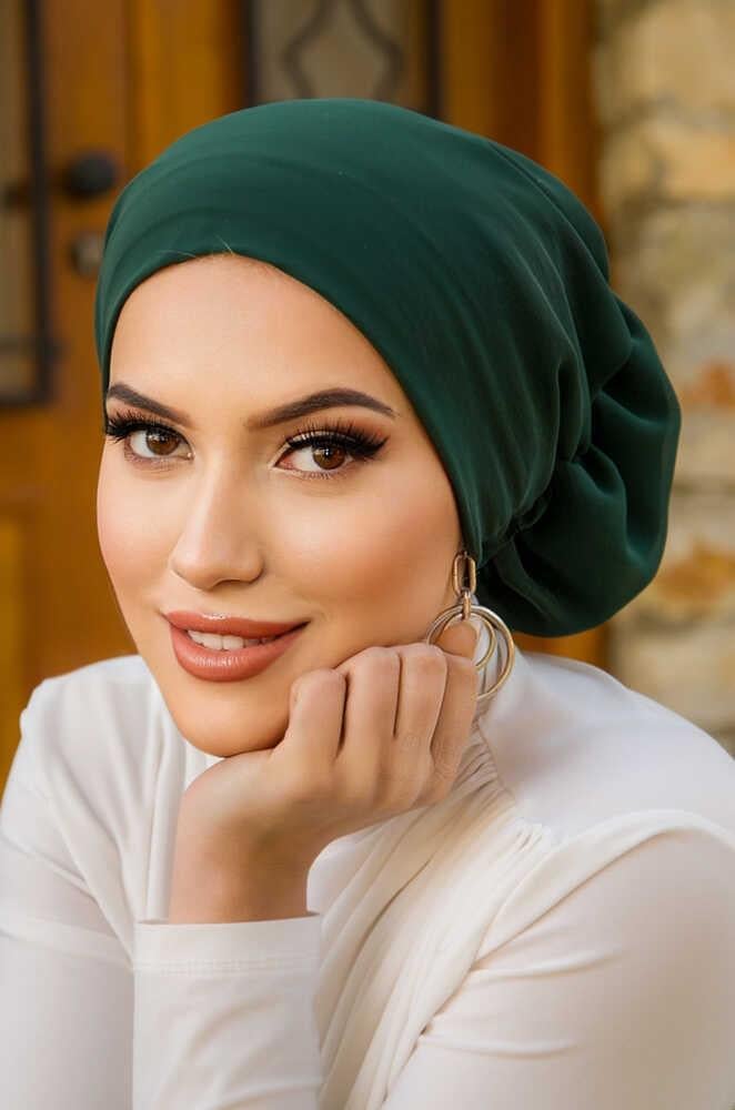 Zümrüt Çağla Hazır Türban Bone